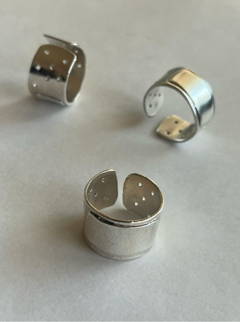 Silver Band Aid Ring