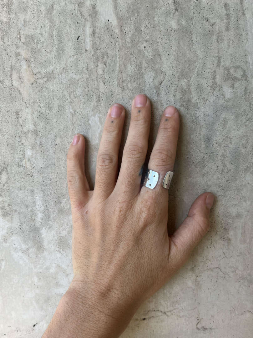 Silver Band Aid Ring
