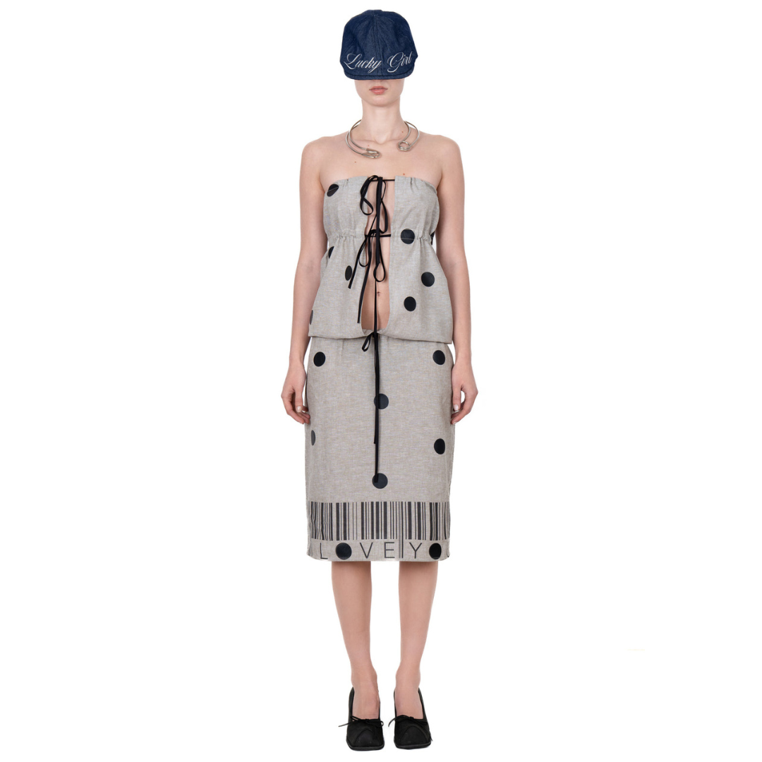 I Love You Linen Dress