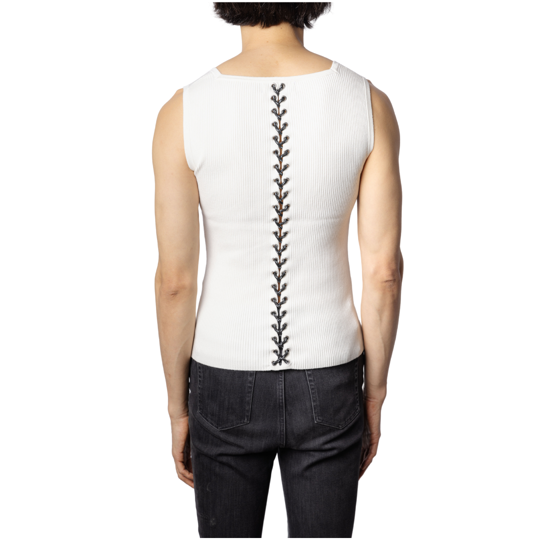 Vertical Paracord Lace Up Top