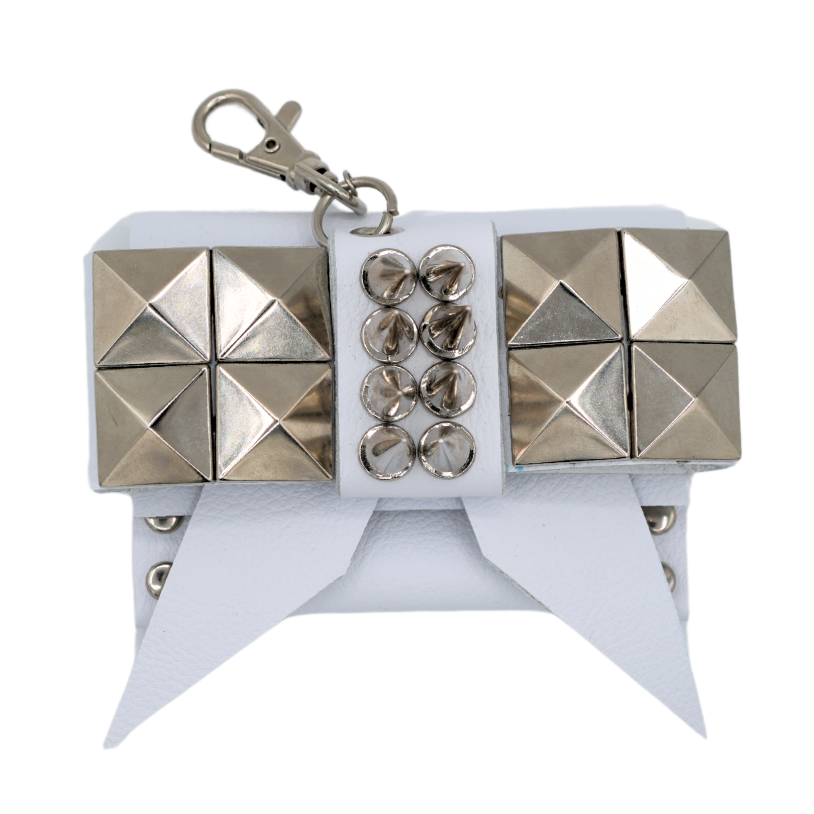 White Spiky Coin Purse