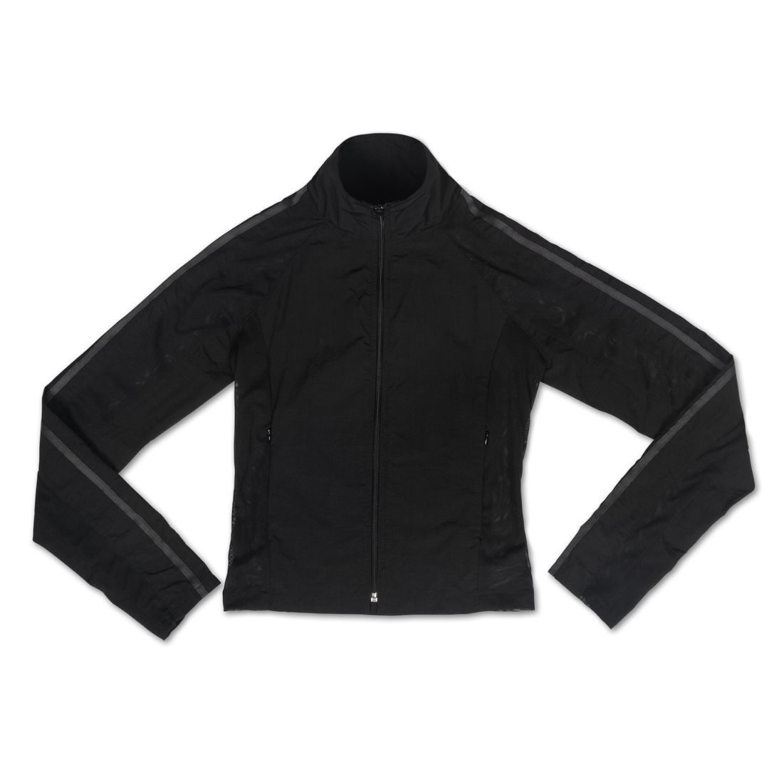 Nylon Mesh Jacket in Black