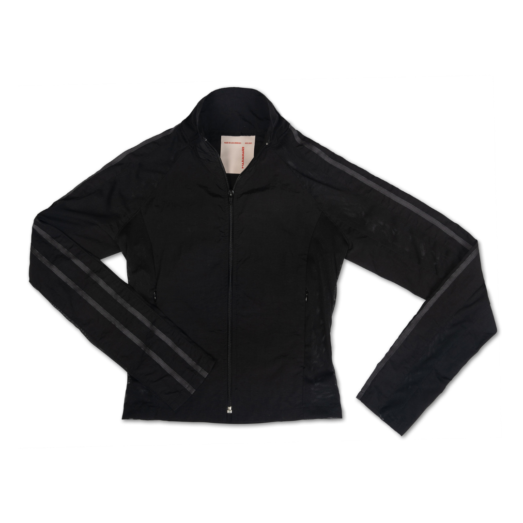 Nylon Mesh Jacket Black