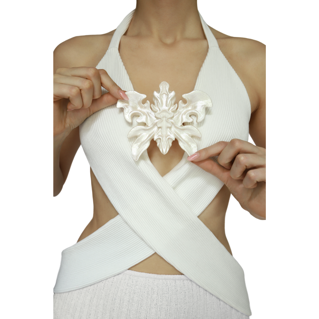 Orchid Wrap Top
