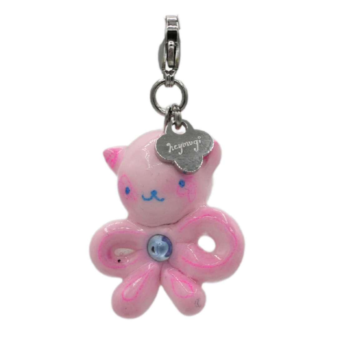 Tied up Cat Keychain