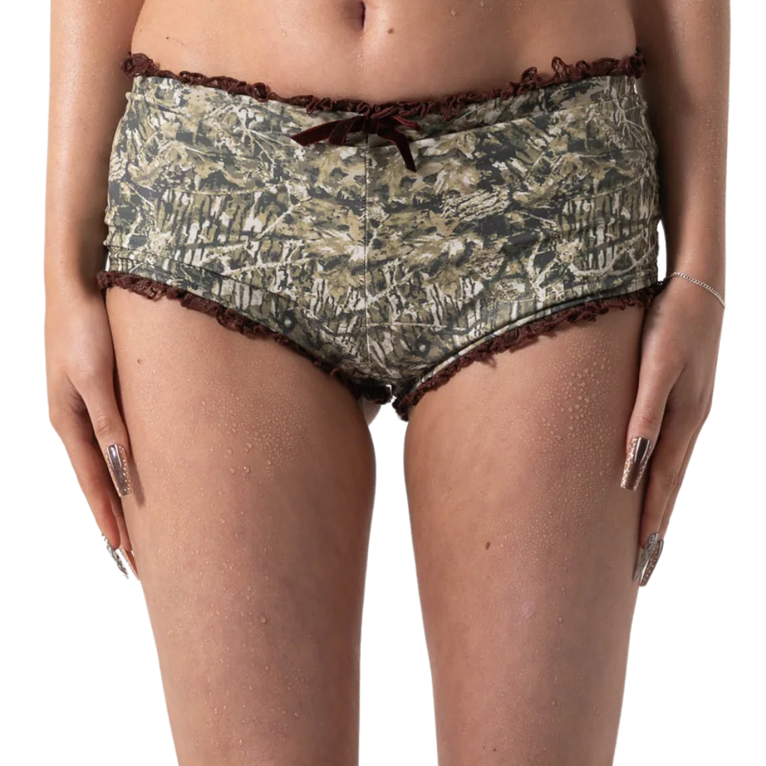 카모 무늬 헤이븐 비키니 바텀