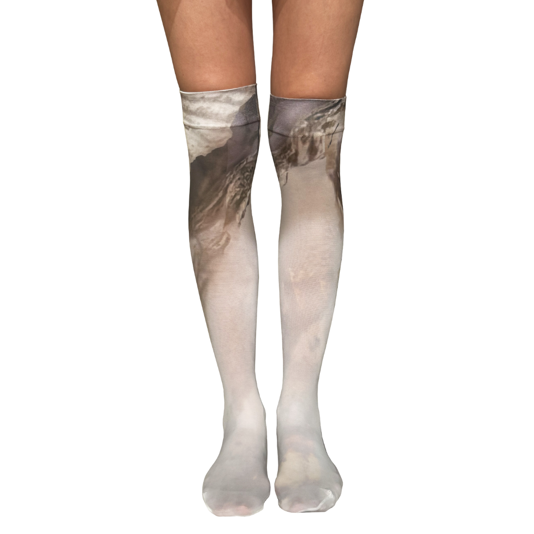 Oyster Knee High Socks
