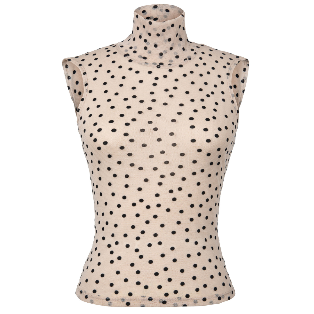 폴카 도트 누드 탱크