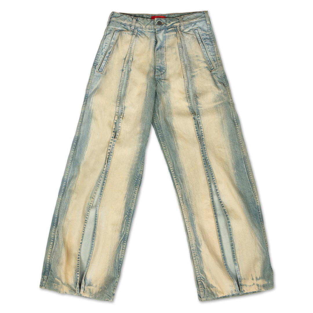 밀키 블루 데님 스토마타 팬츠