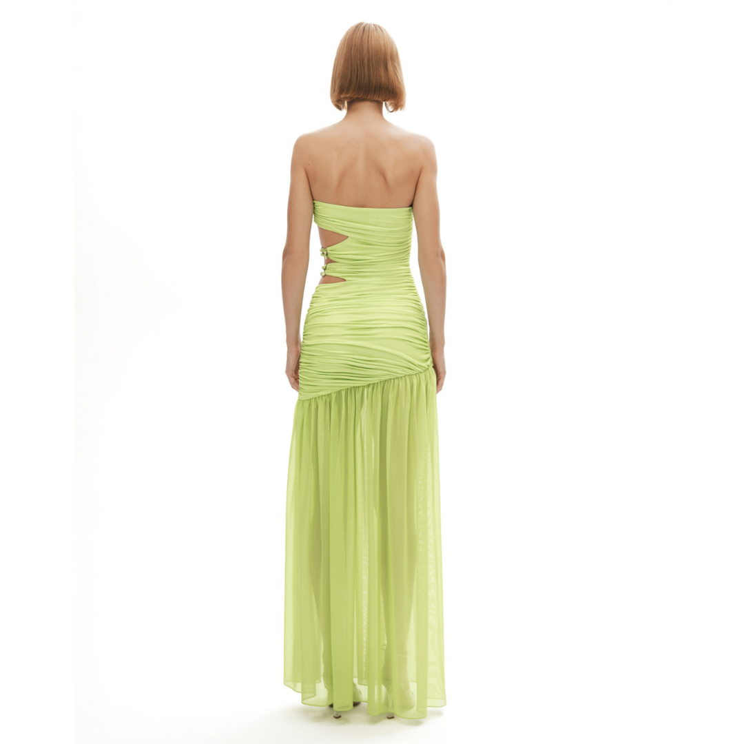 Toxic Tango Dress in Lime