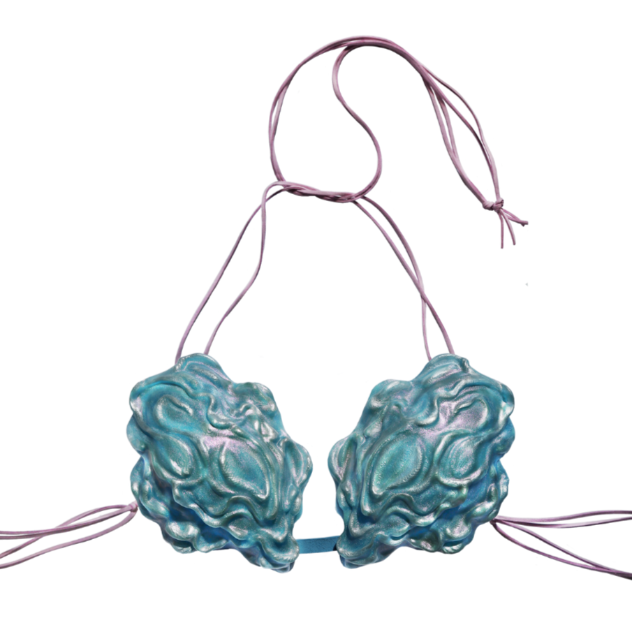Blue Shell Bra