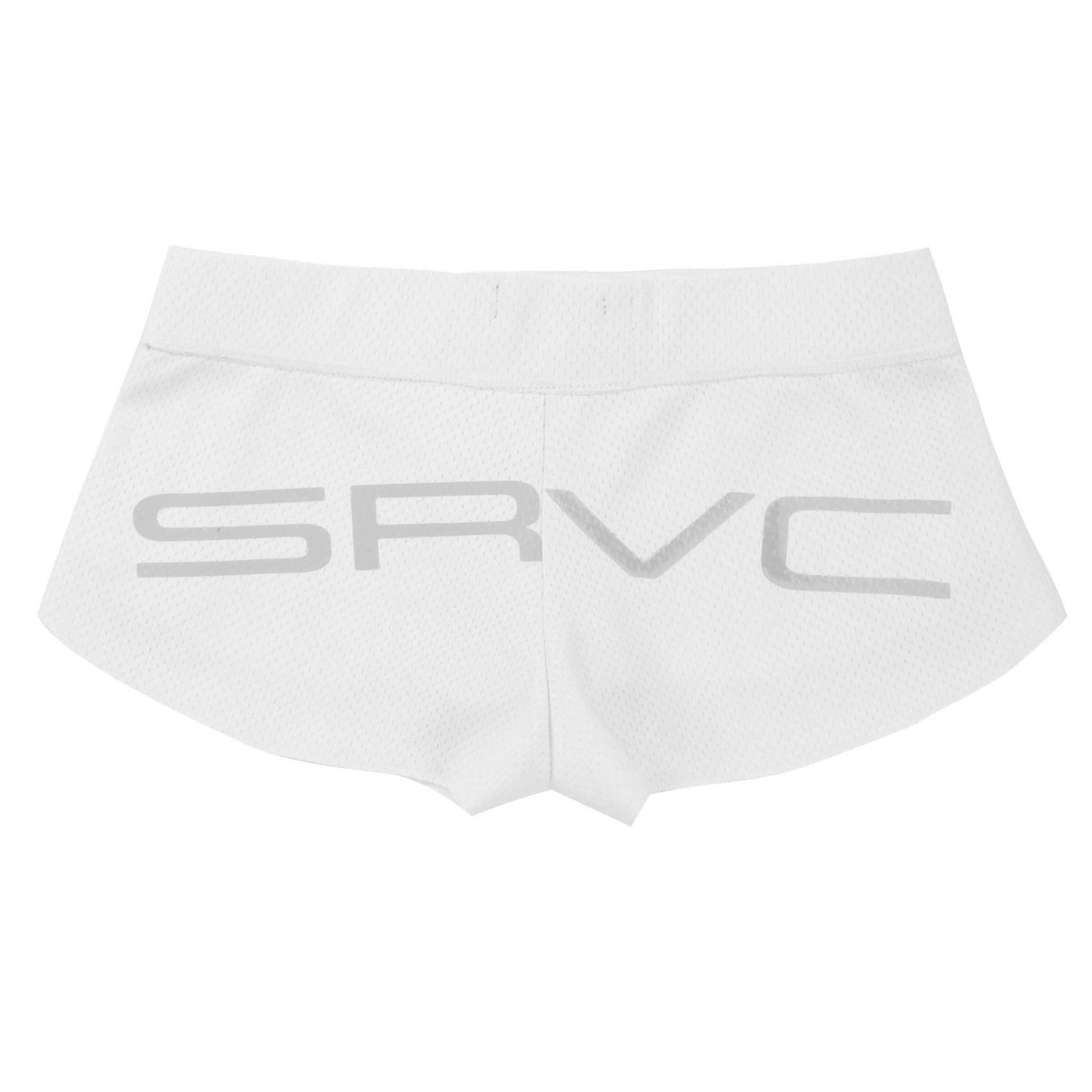 Zip Sporty Micro Shorts in White