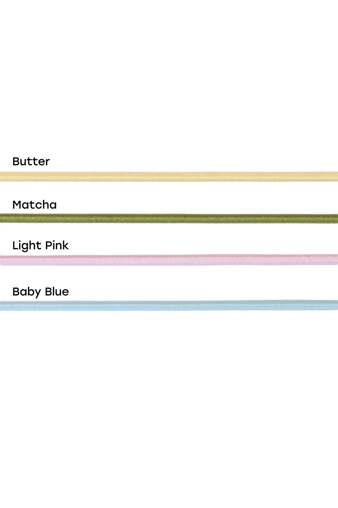 Elastic Ribbon for Journals in Light Pink