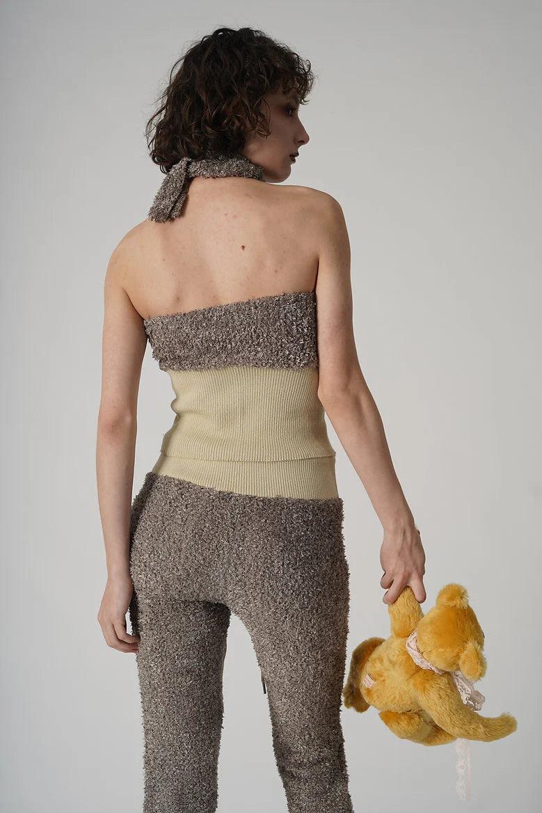 올리브 퍼지 팬츠