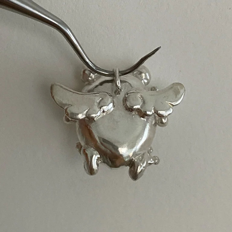 개구리 천사 목걸이