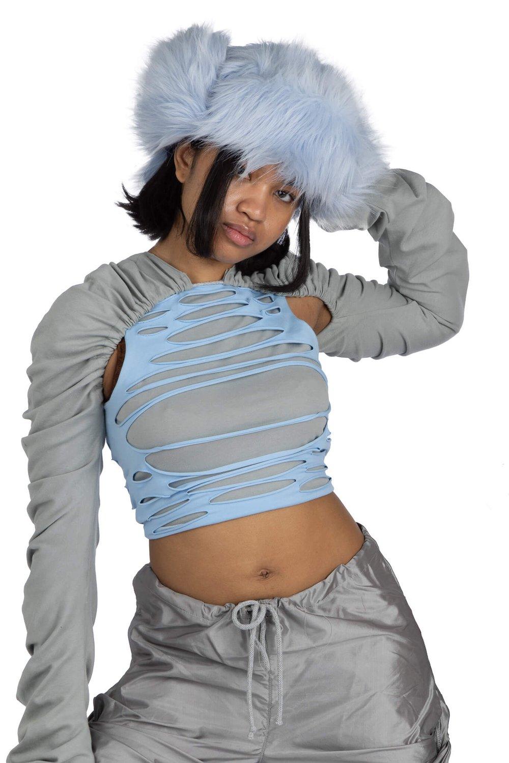 Armour Bolero Sleeves in Stone