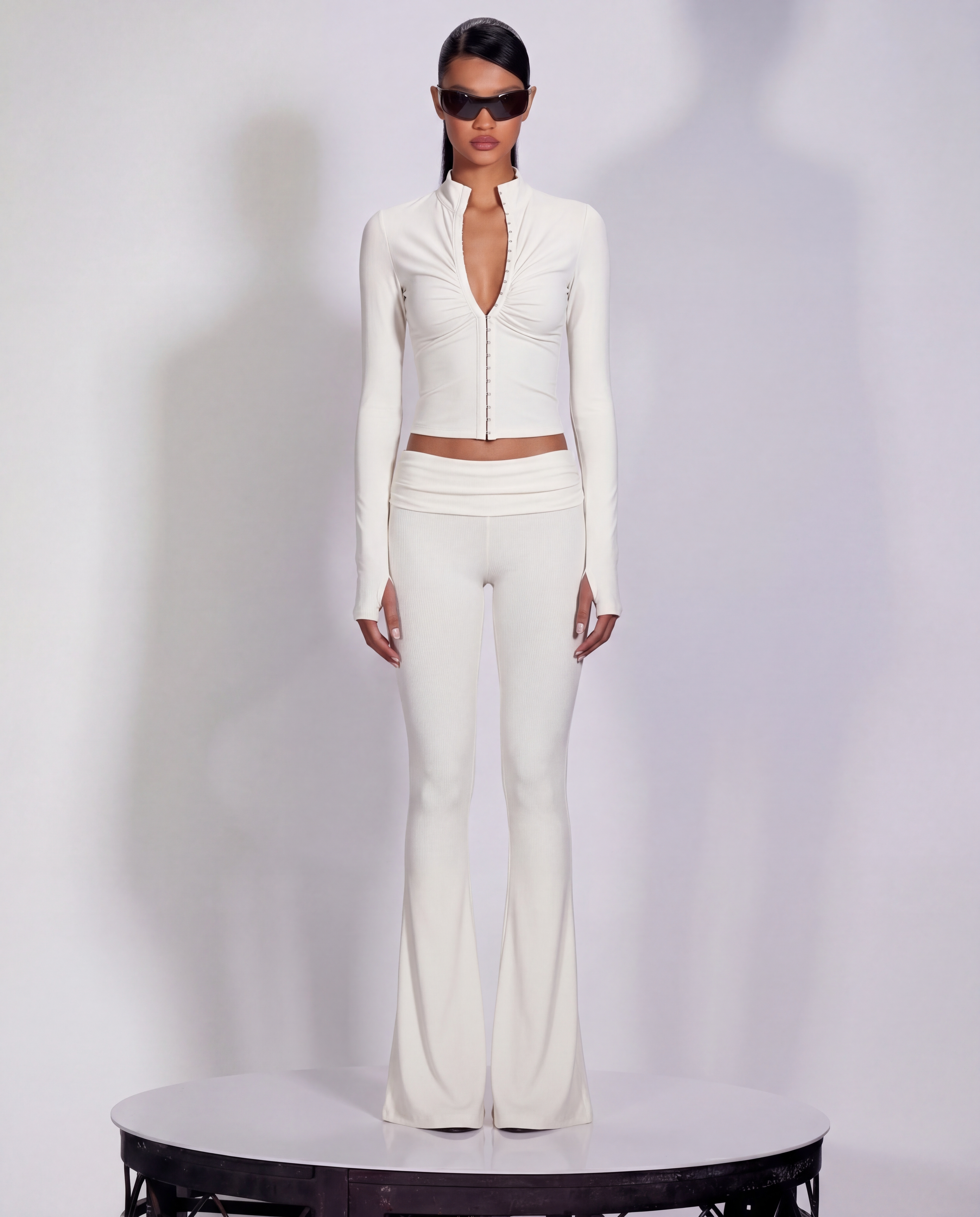 Silent Threat Pants in Off-White