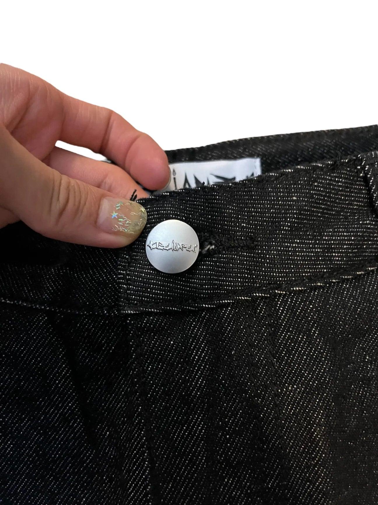 Gerippte Culotte mit Stern-Logo