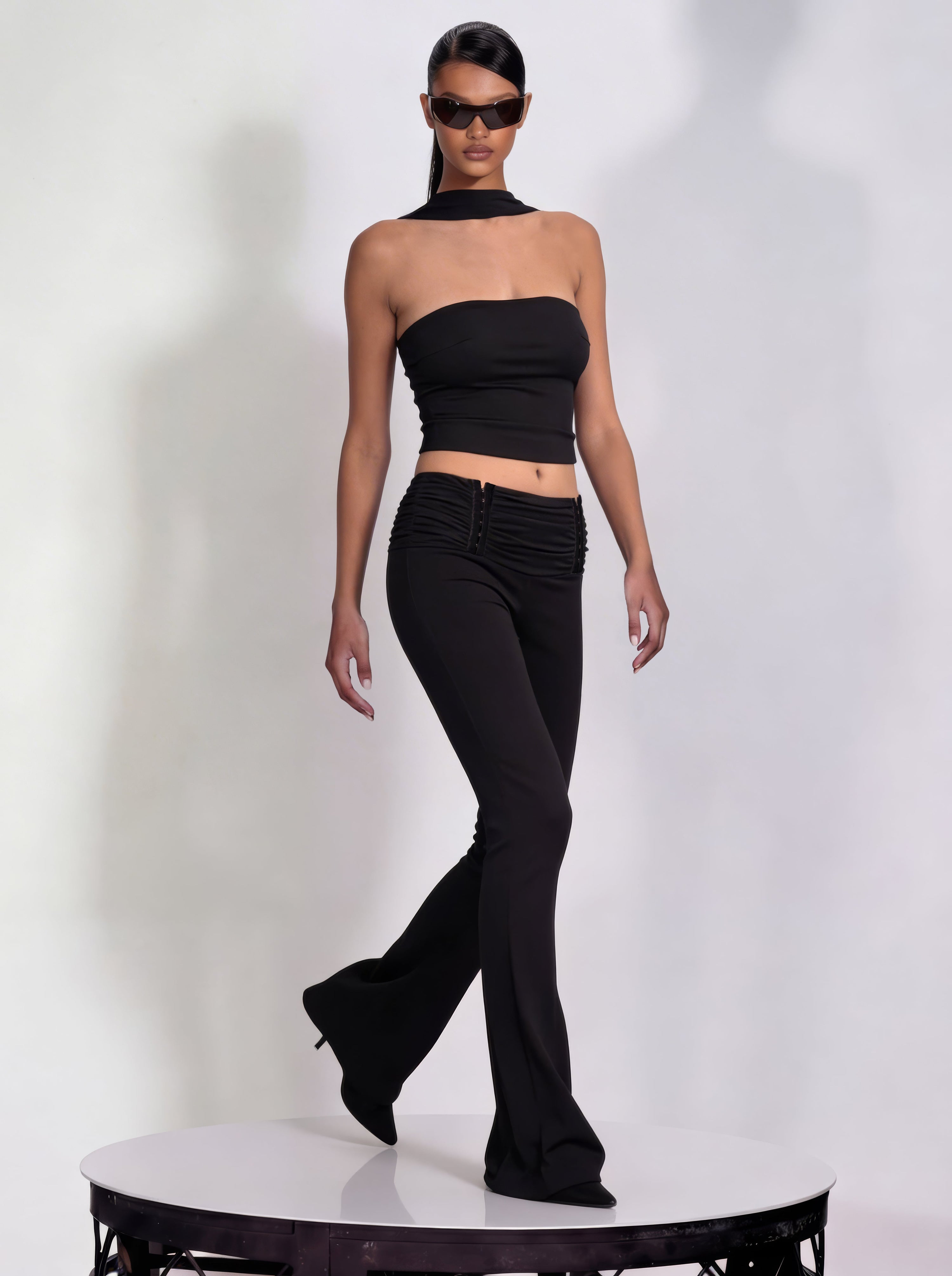 Say Less Top in Black
