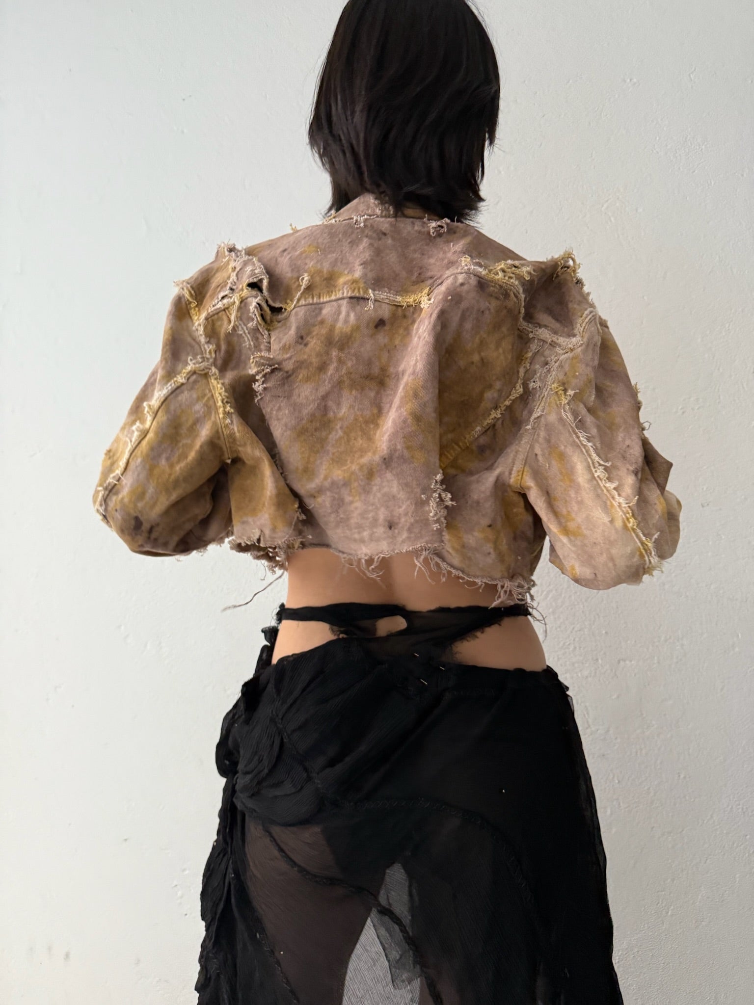 머드 데님 재킷