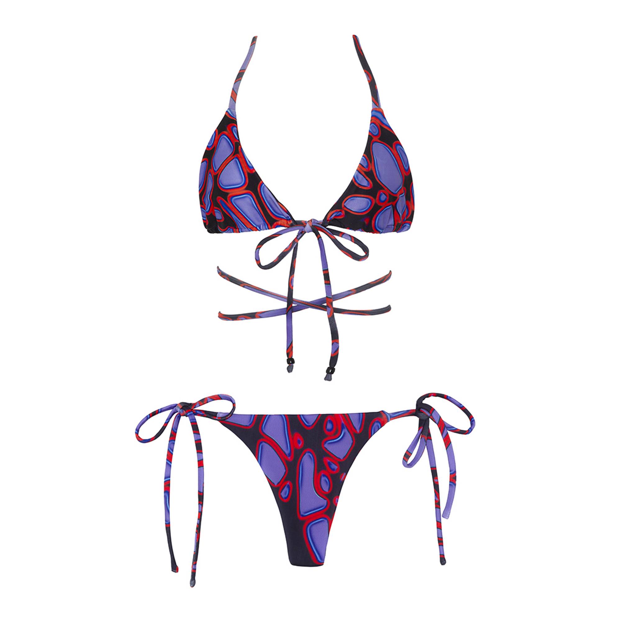 Red Web Armor Jan Bikini