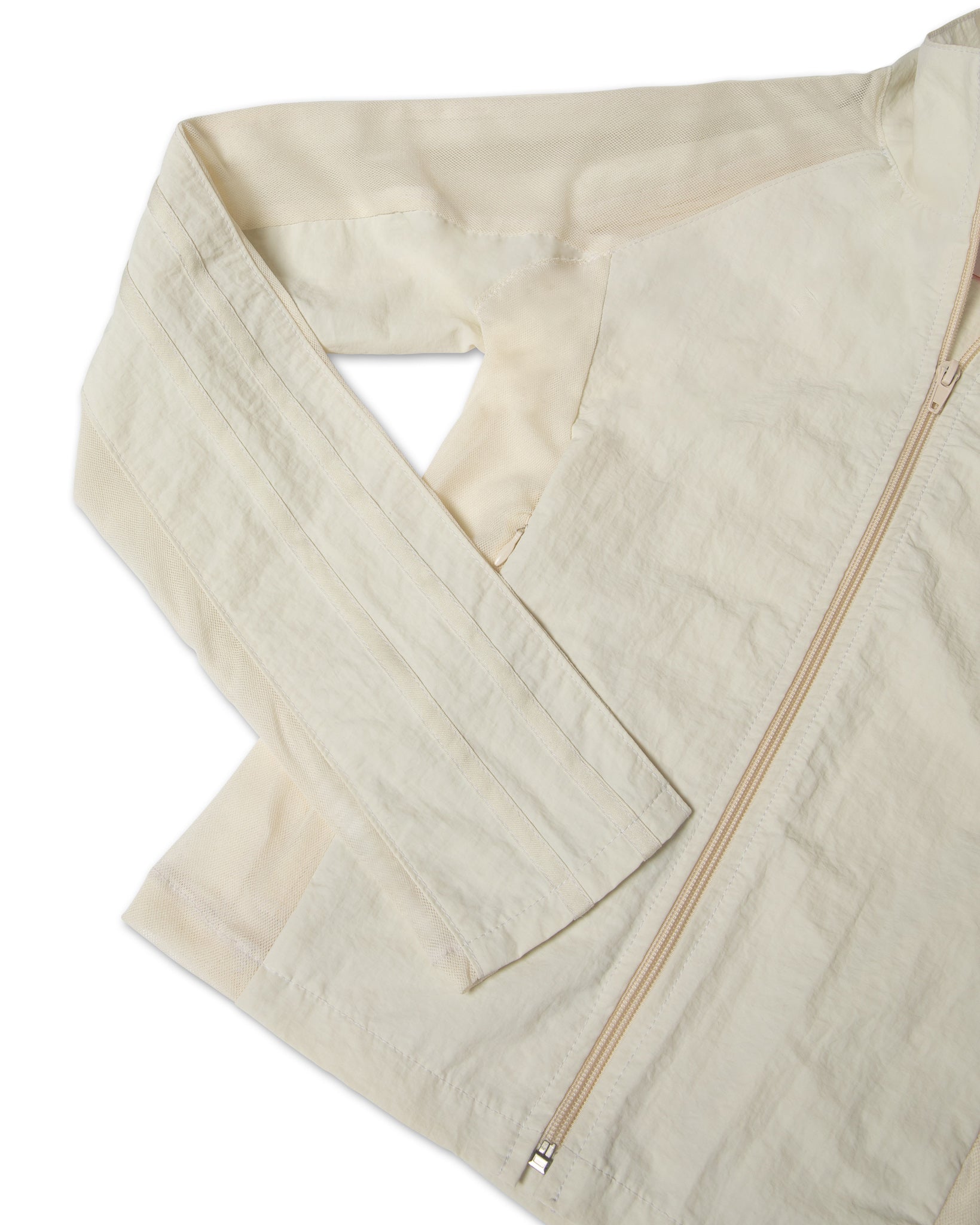 Nylon Mesh Jacket in Cream