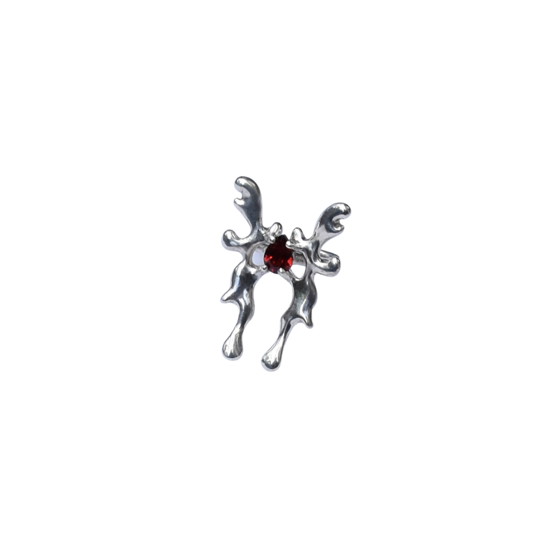 Red Mariposa Mini Ring