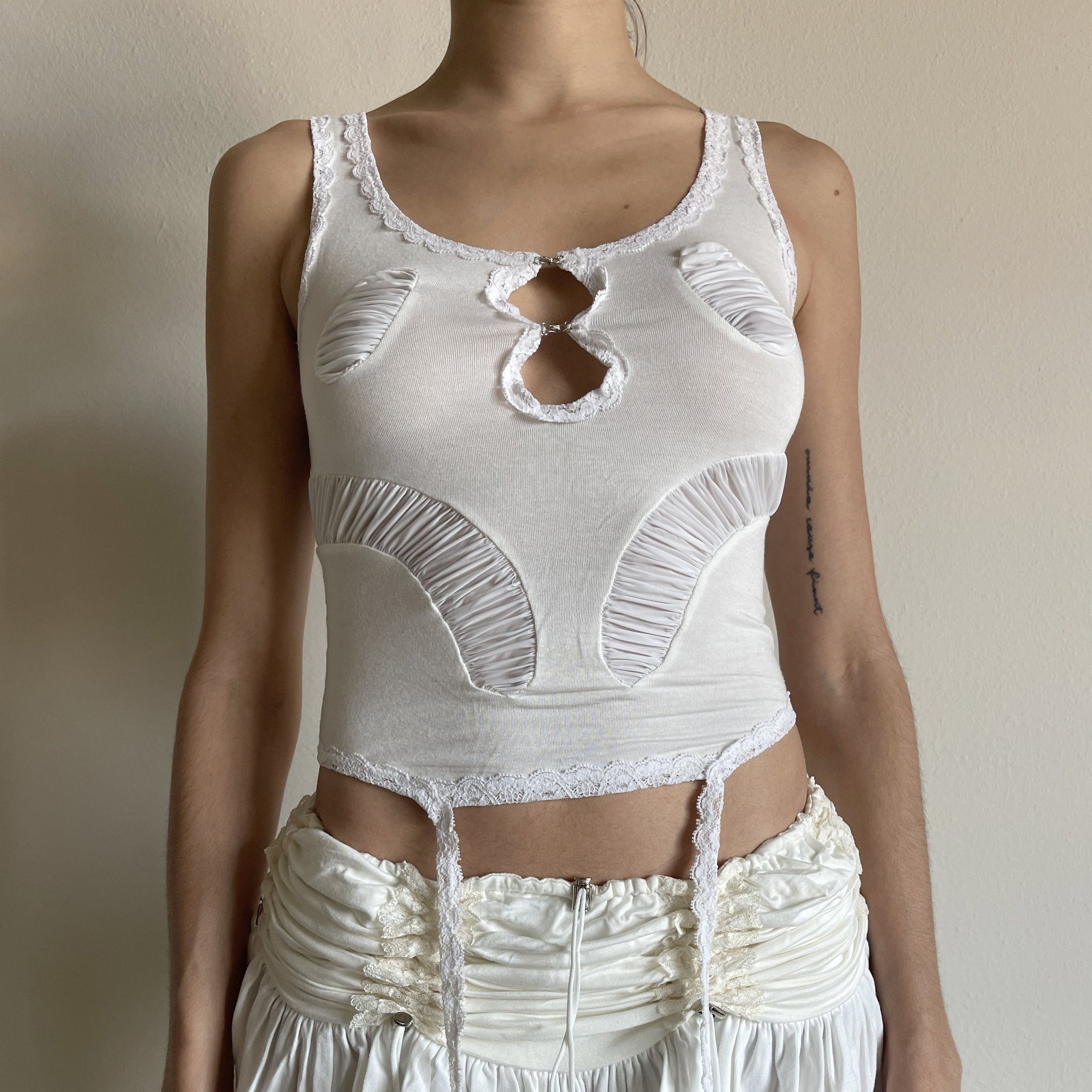 Oyster Corset Top
