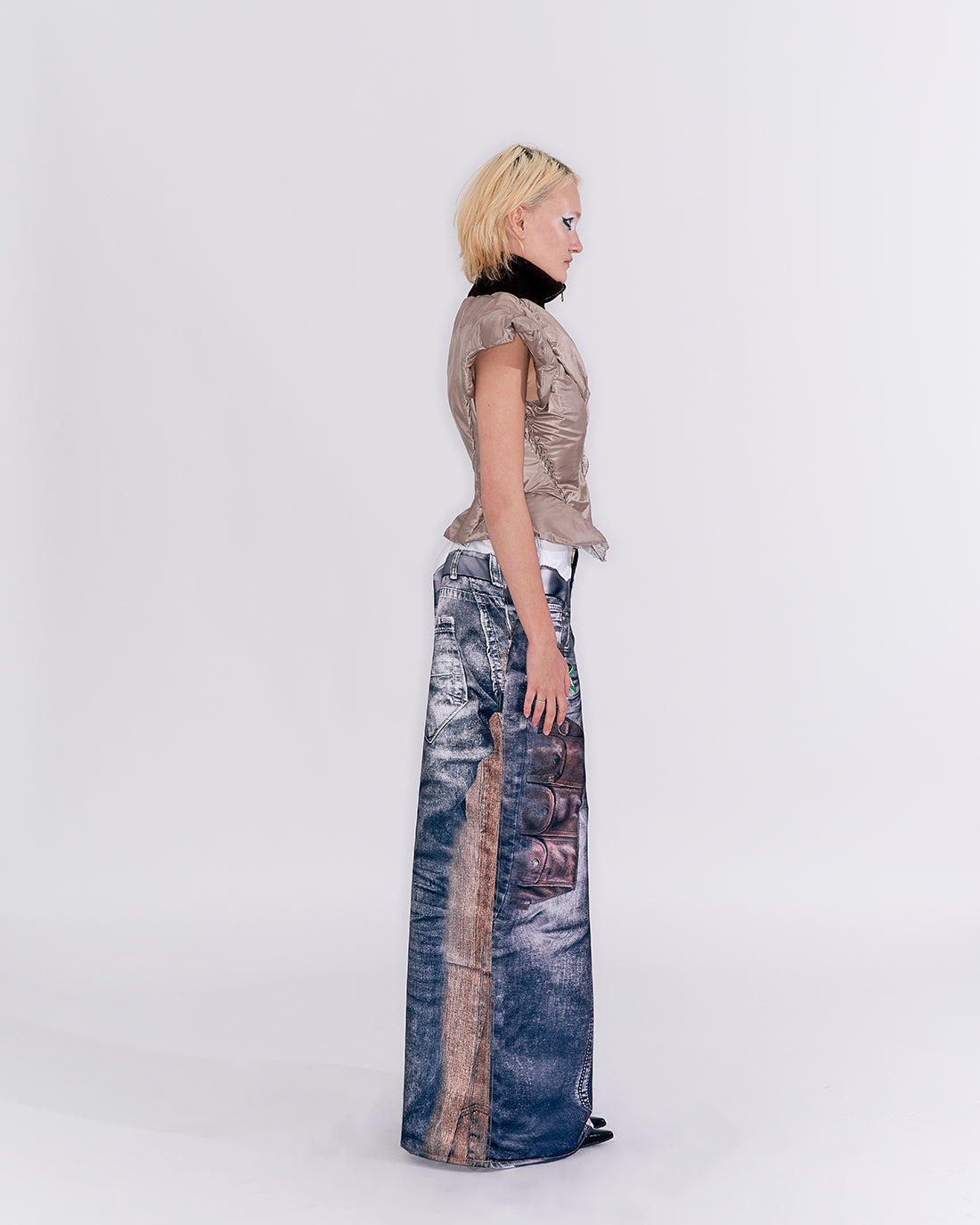 Wide Leg RP Denim Pants