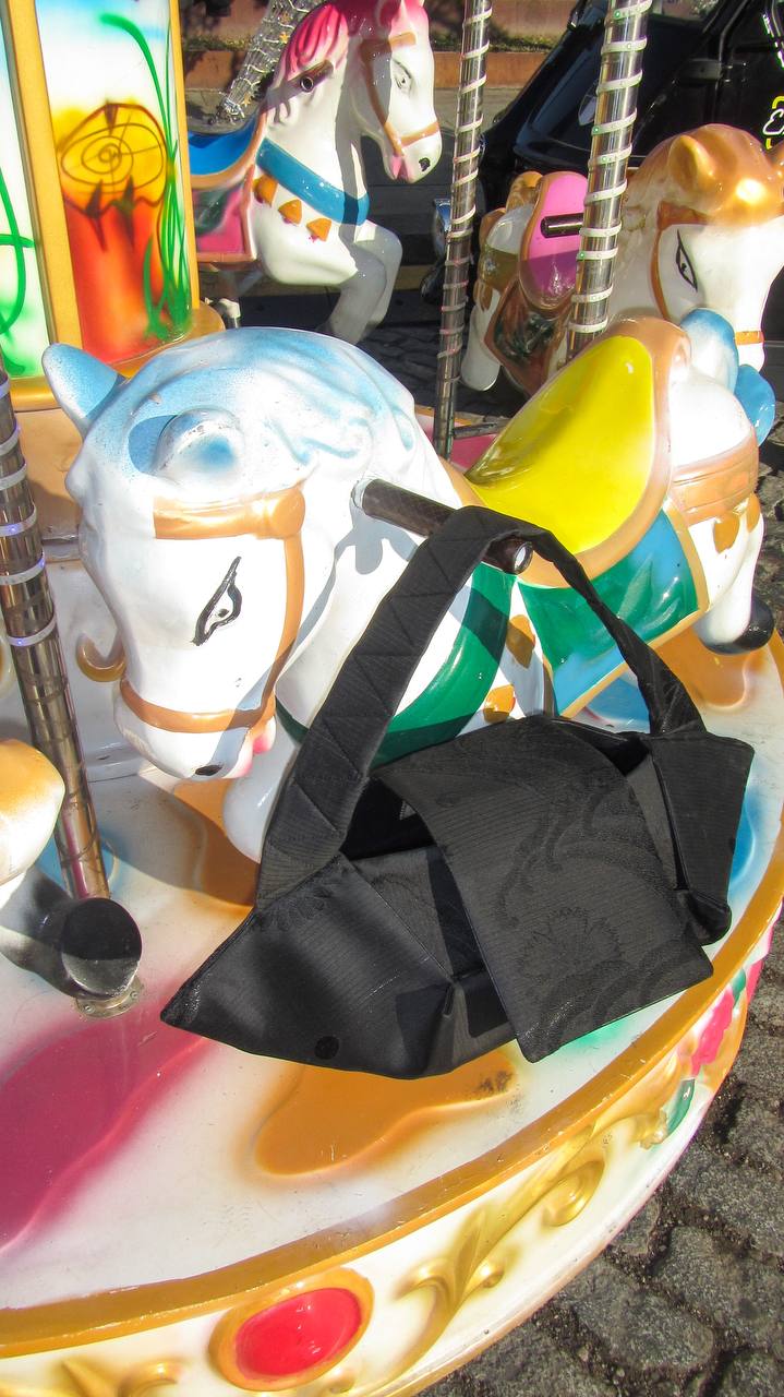 Origami Tote Bag Black