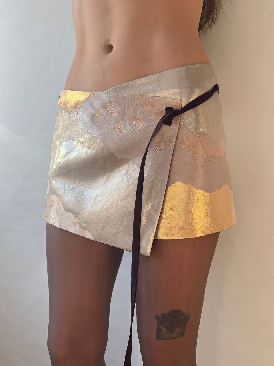 Dusty Peaks Wrap Skirt