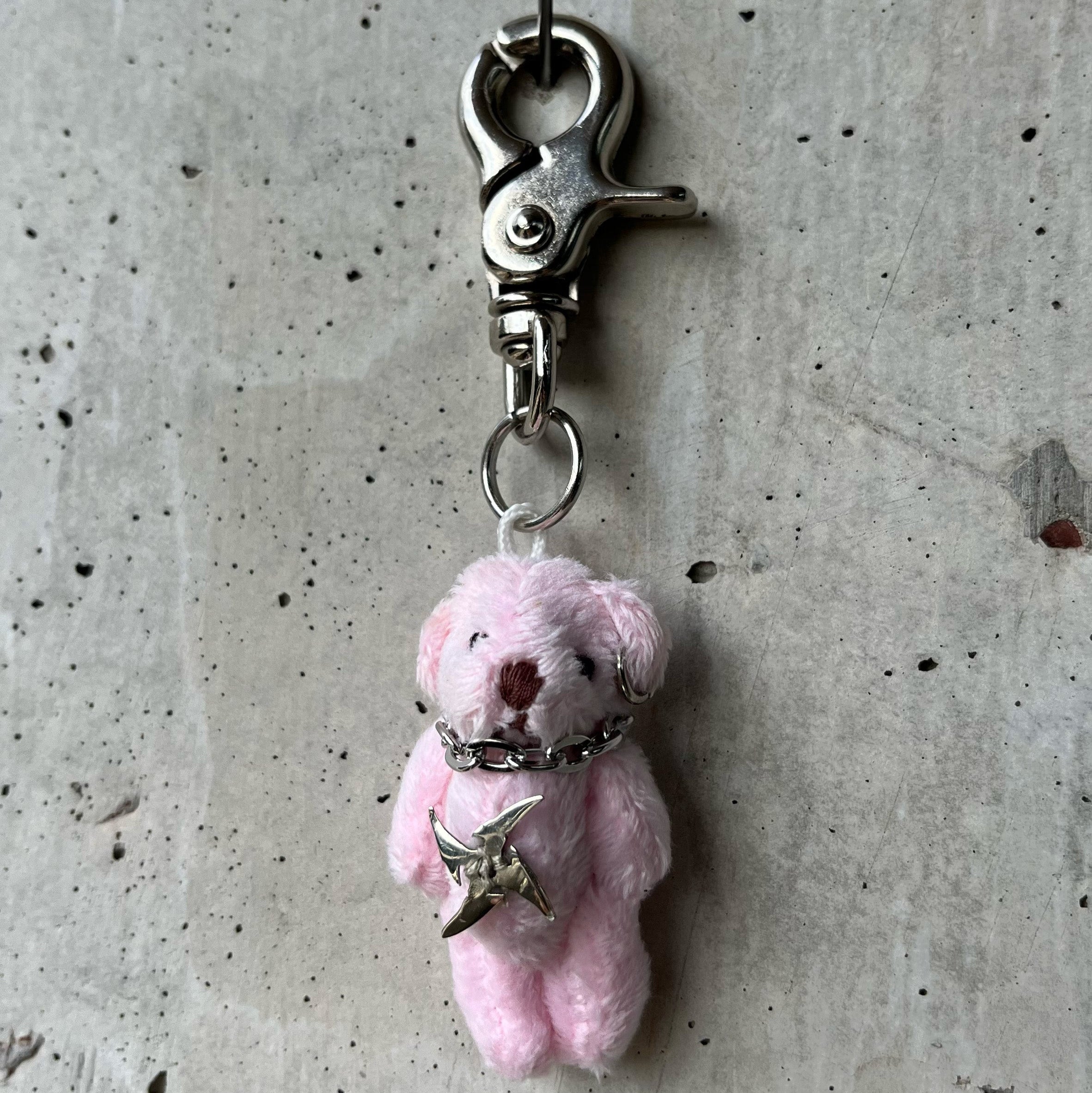 Pink Bear Keychain