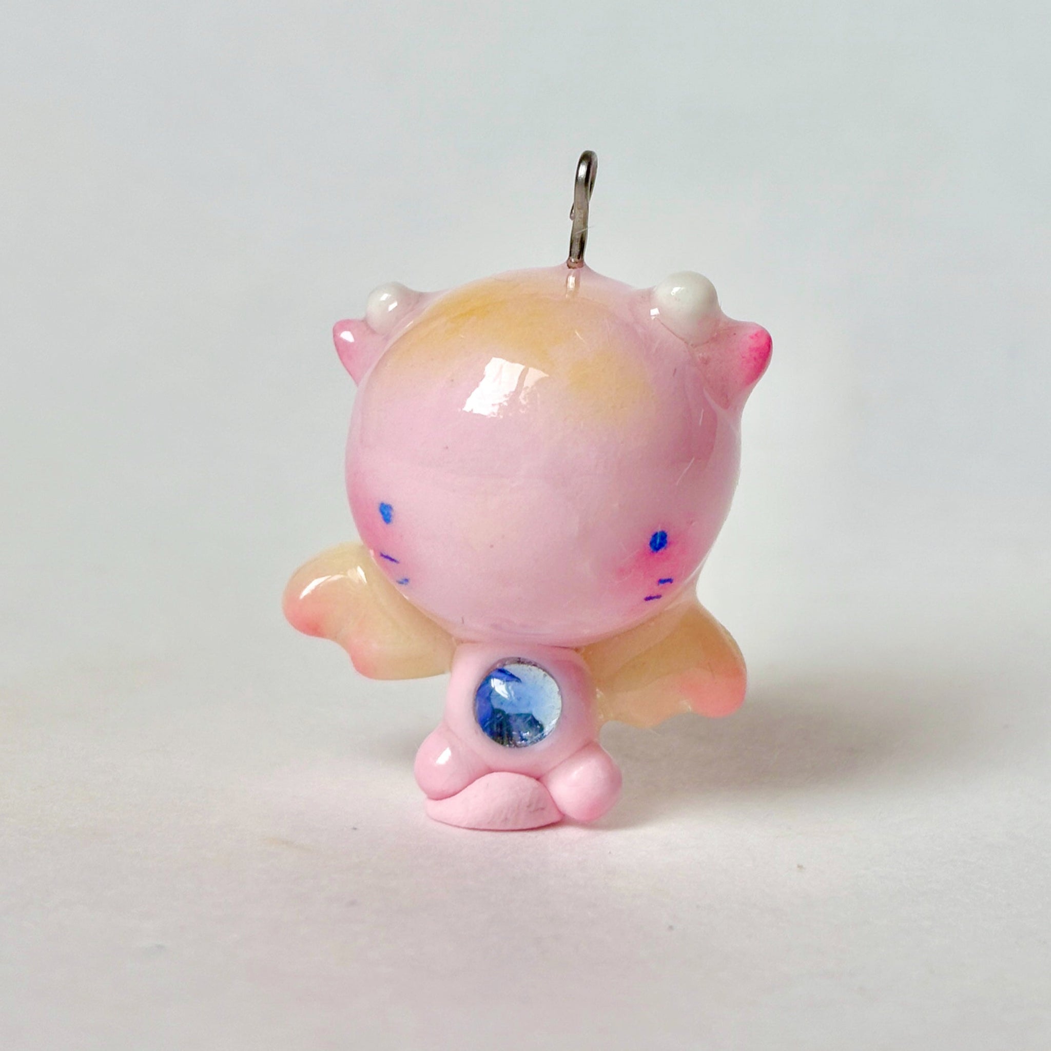 Pink Angel Keychain