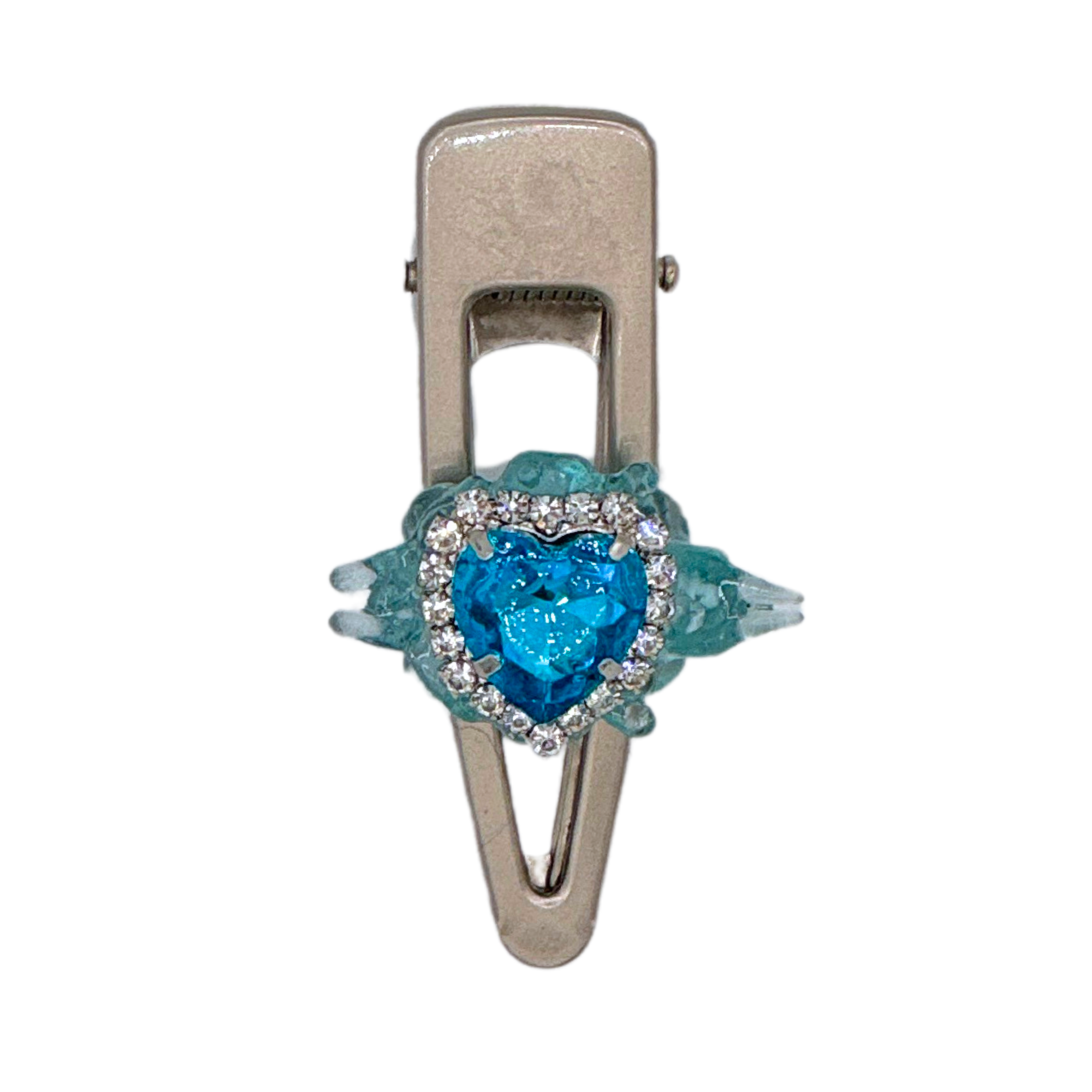 Quartz Hair Clip in Blue