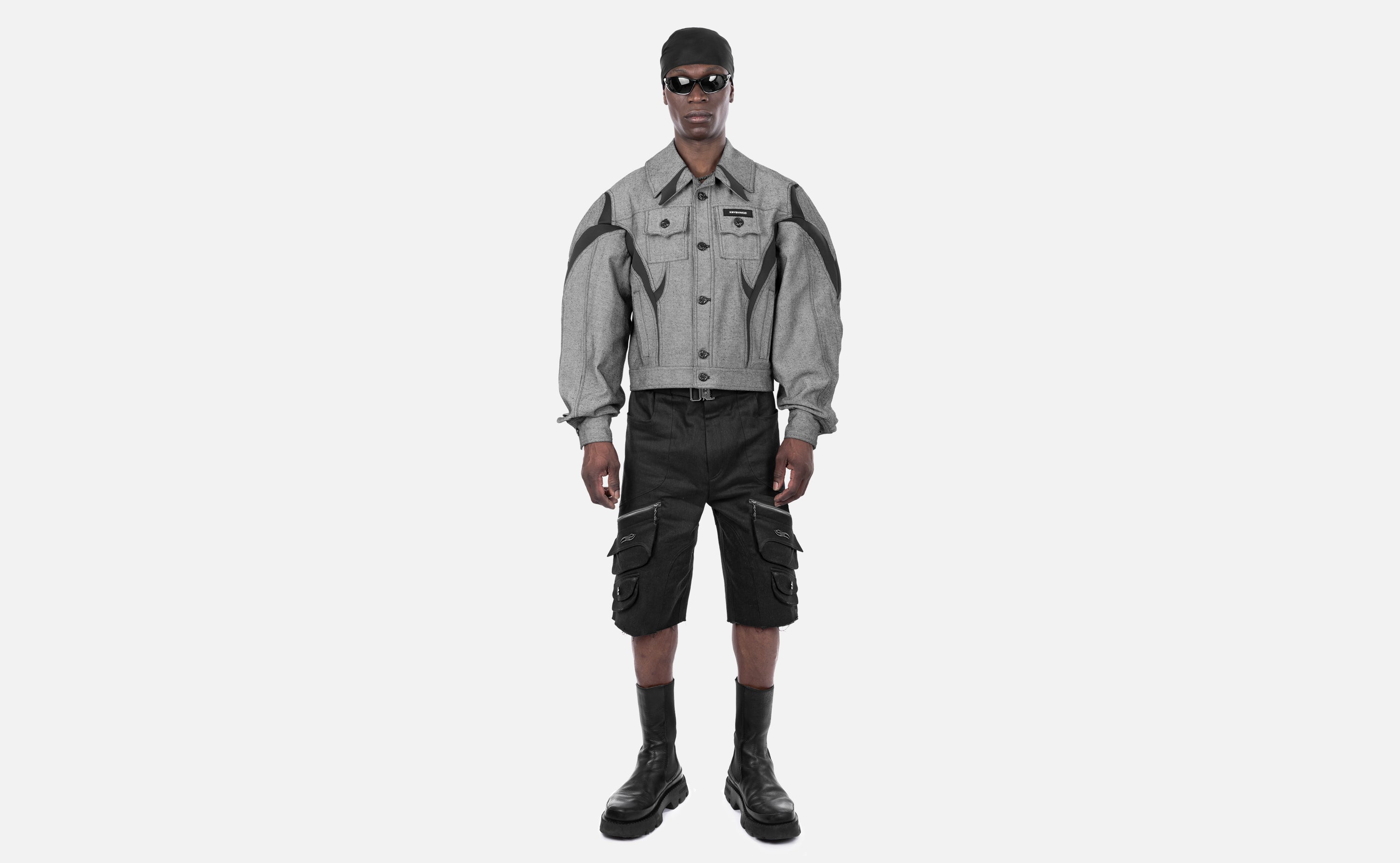 로그 데님 재킷