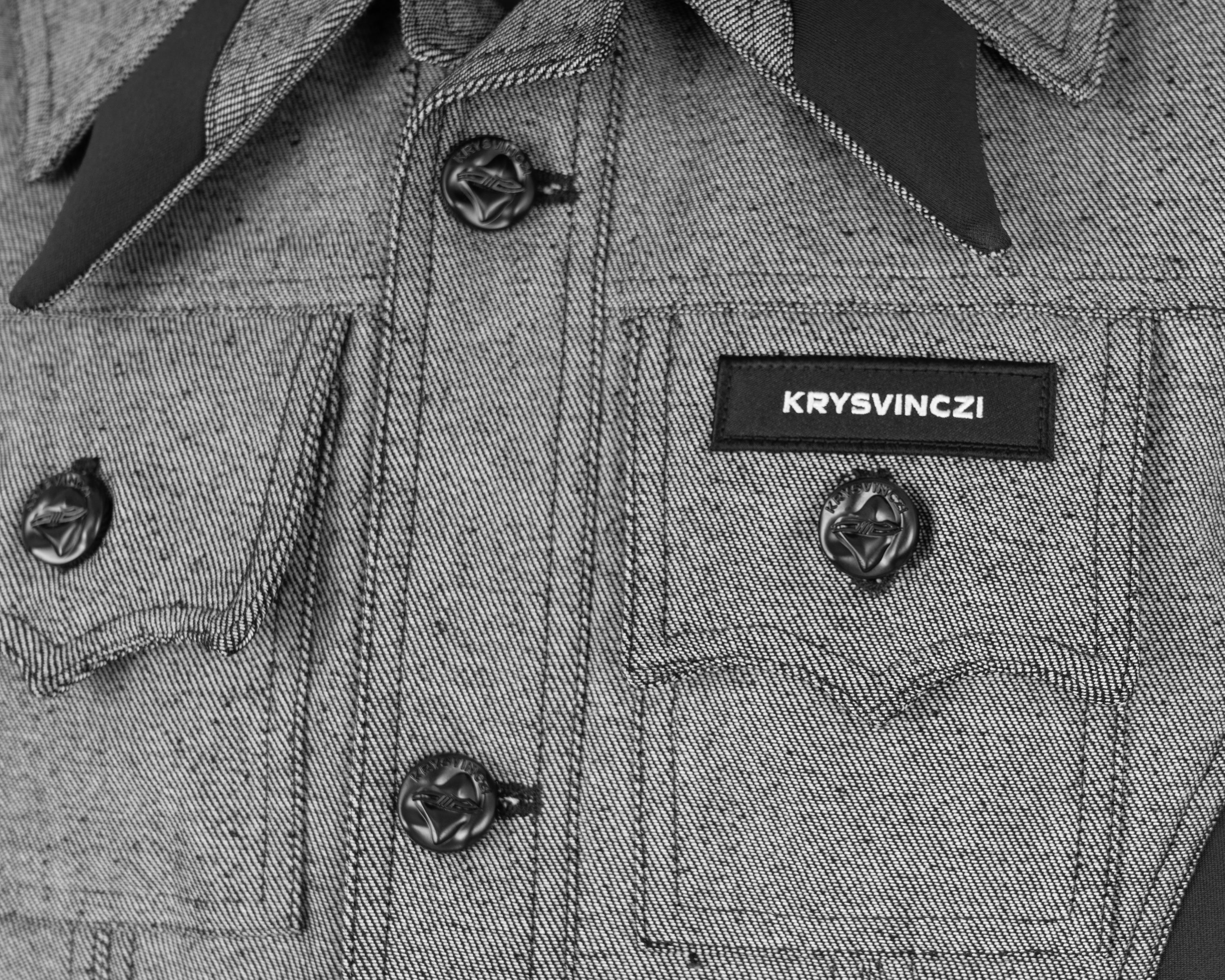 로그 데님 재킷