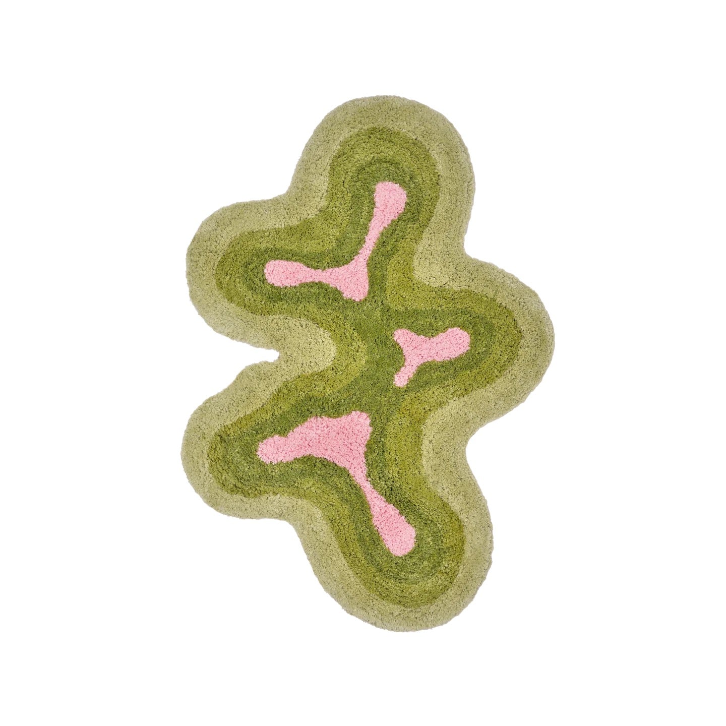 MUSH STUDIOS ブラック＆オフホワイト The Wooly クッション Pillows – Mush Studios