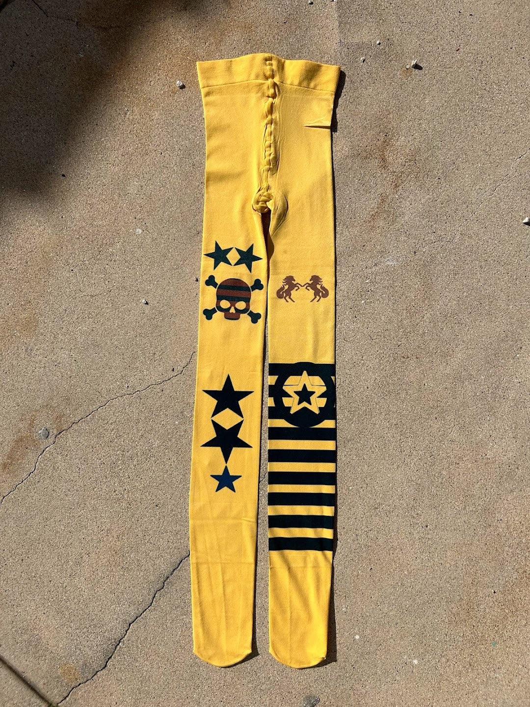 옐로우 세이크리드 스킨 타이츠