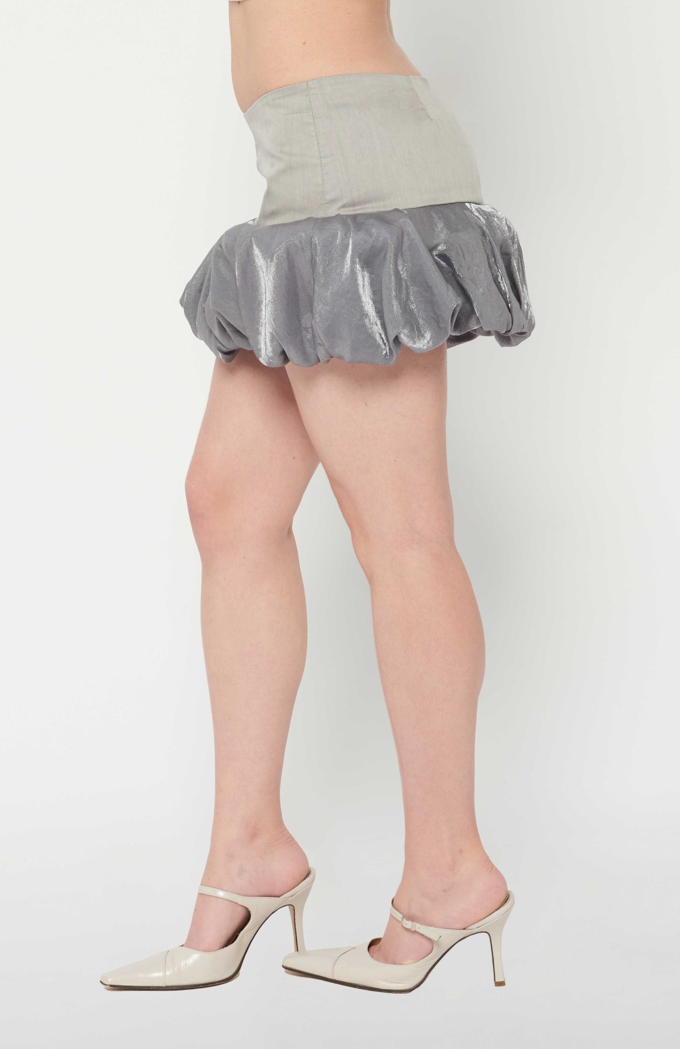 Silver Bubble Skirt