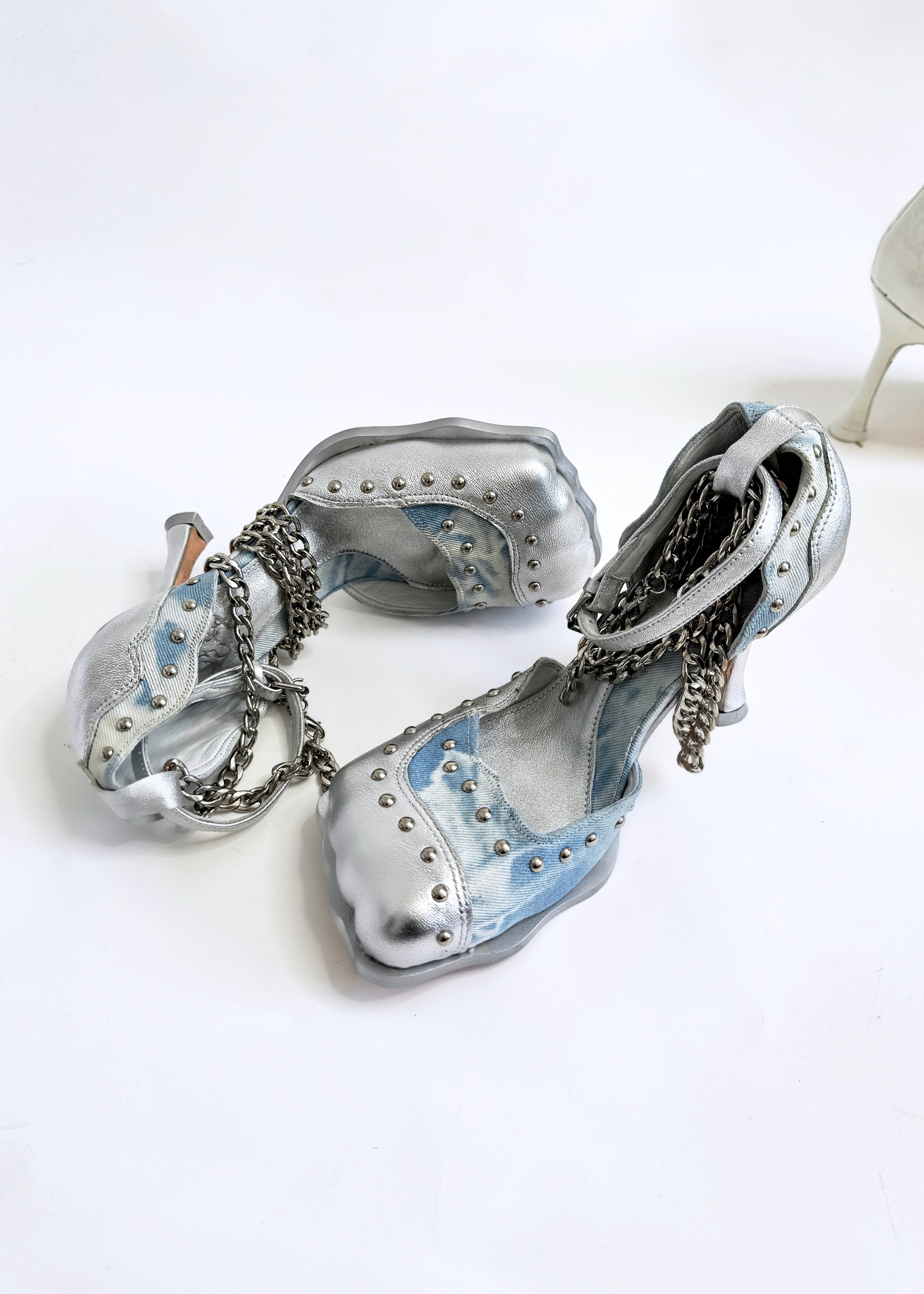 실버 블루 4 토즈 펌프