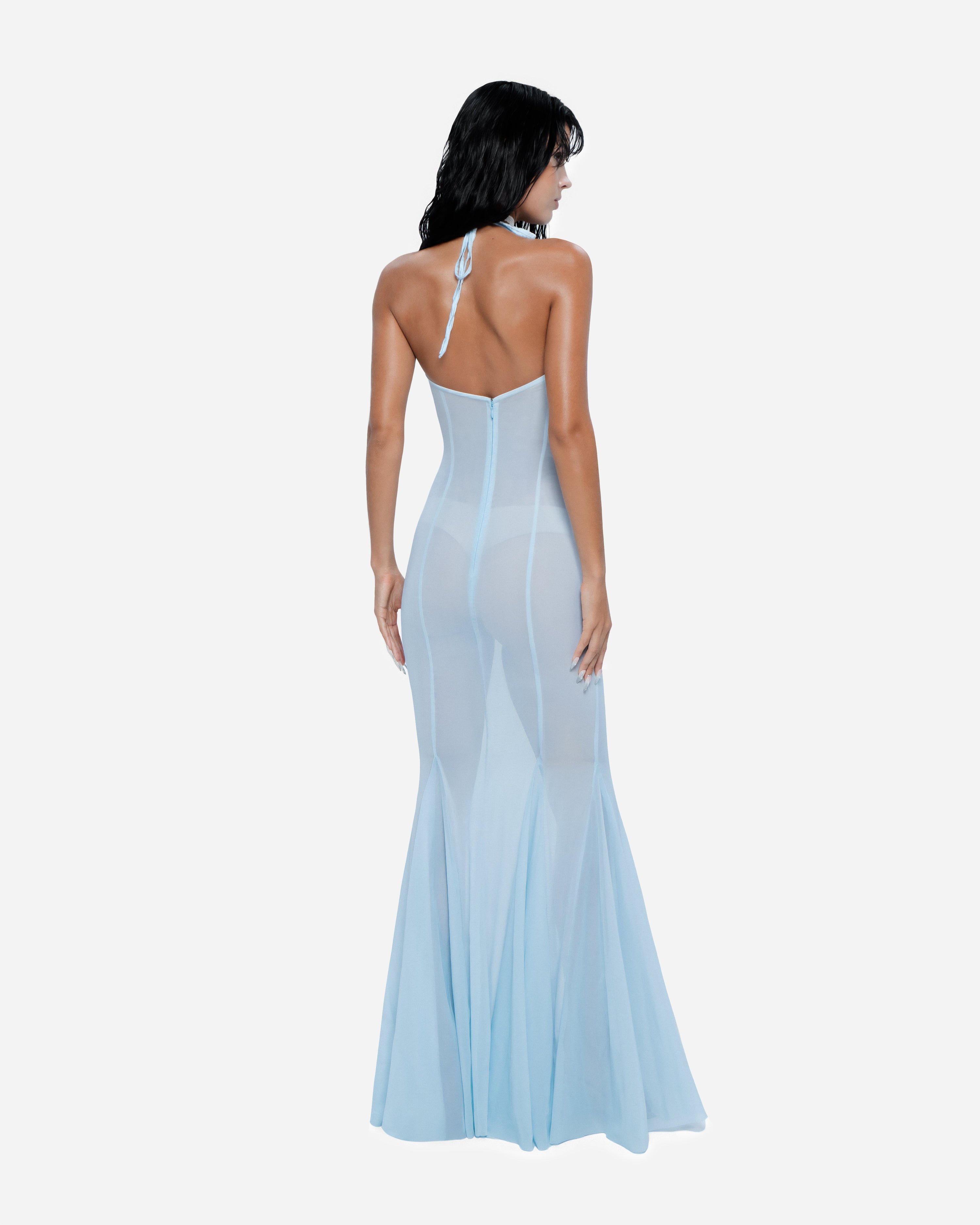 Siren Maxi Dress in White