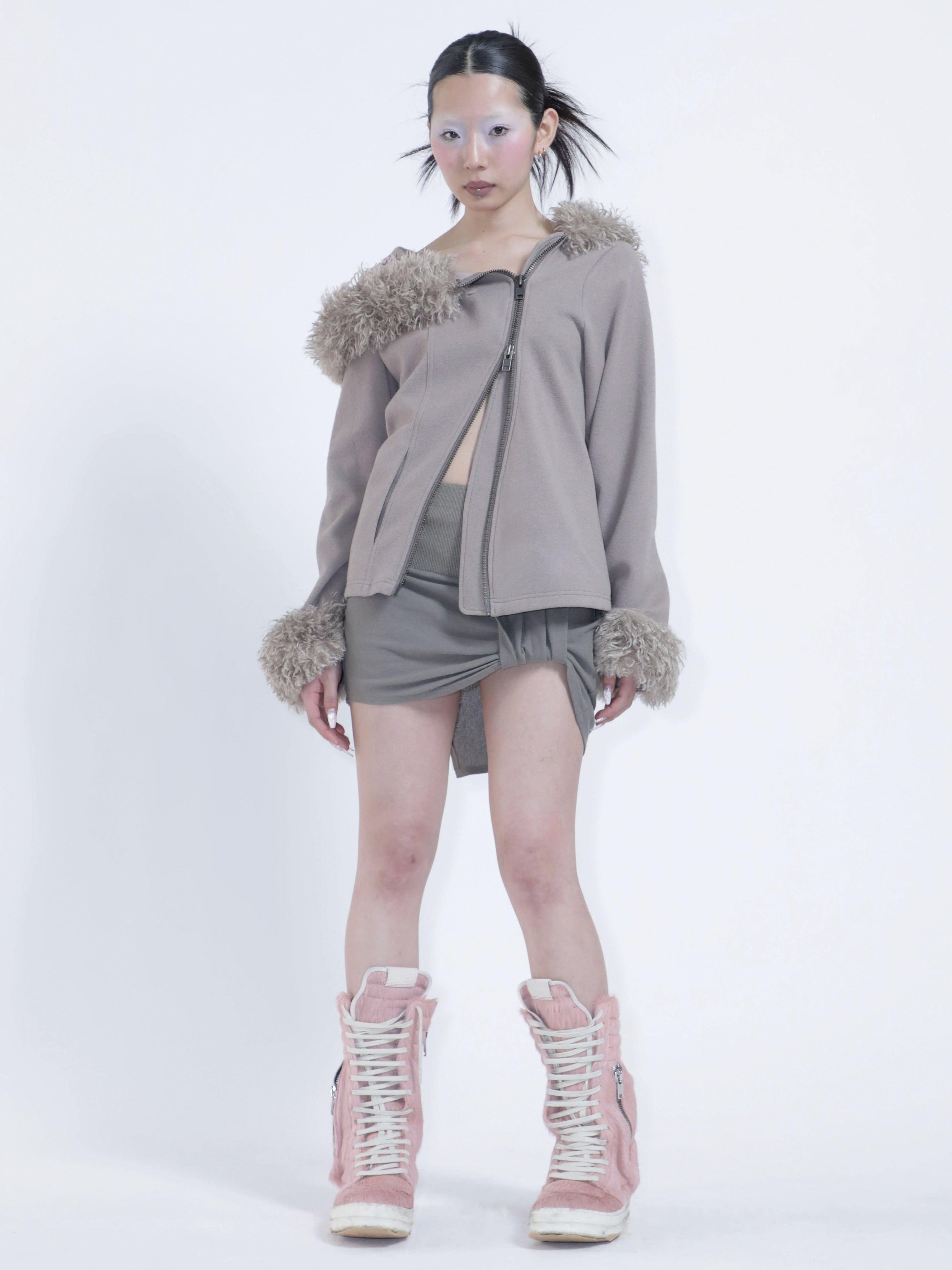 리본 키튼 스커트