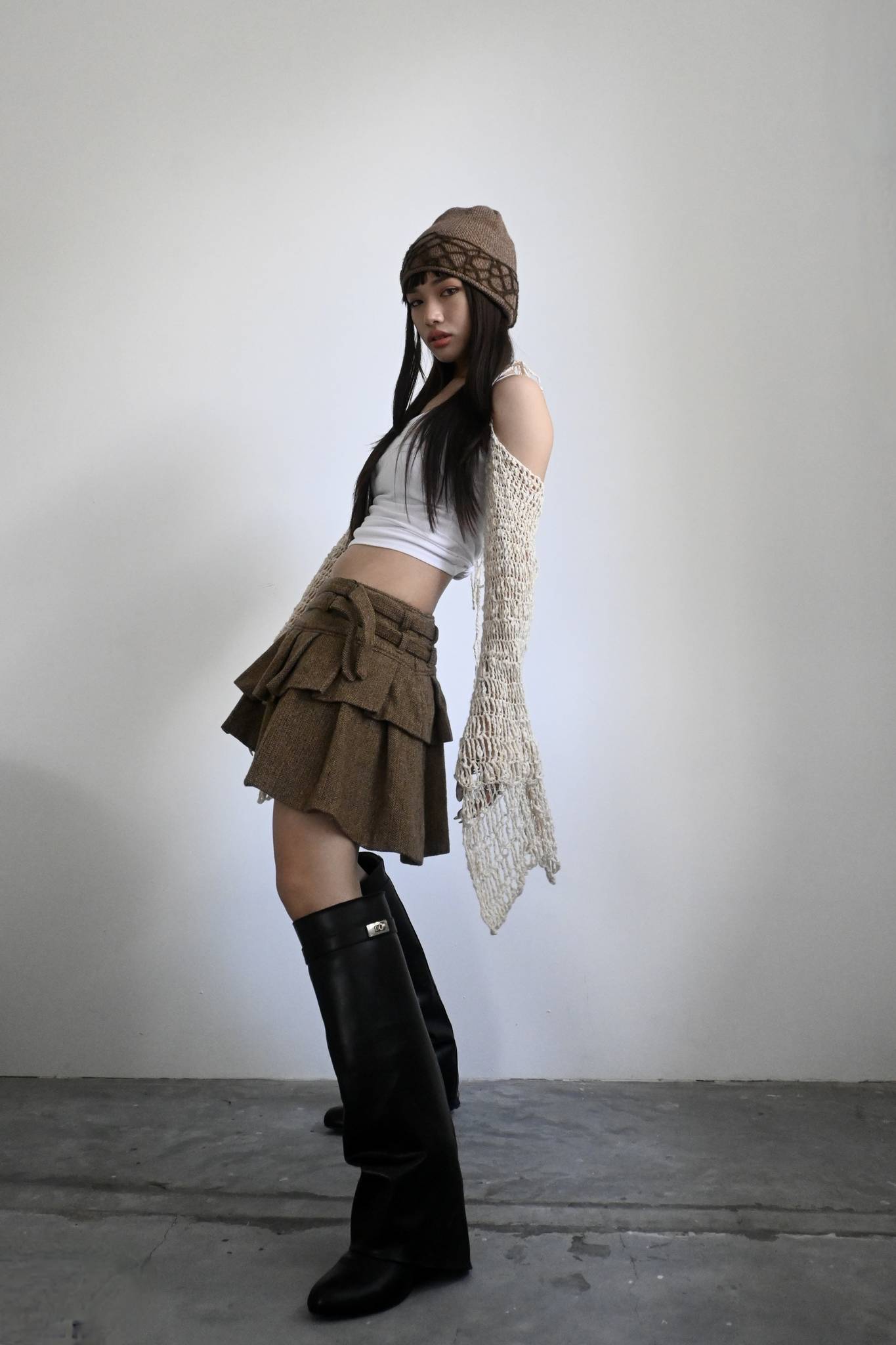 Crochet Flared Drop Shoulder Sleeves