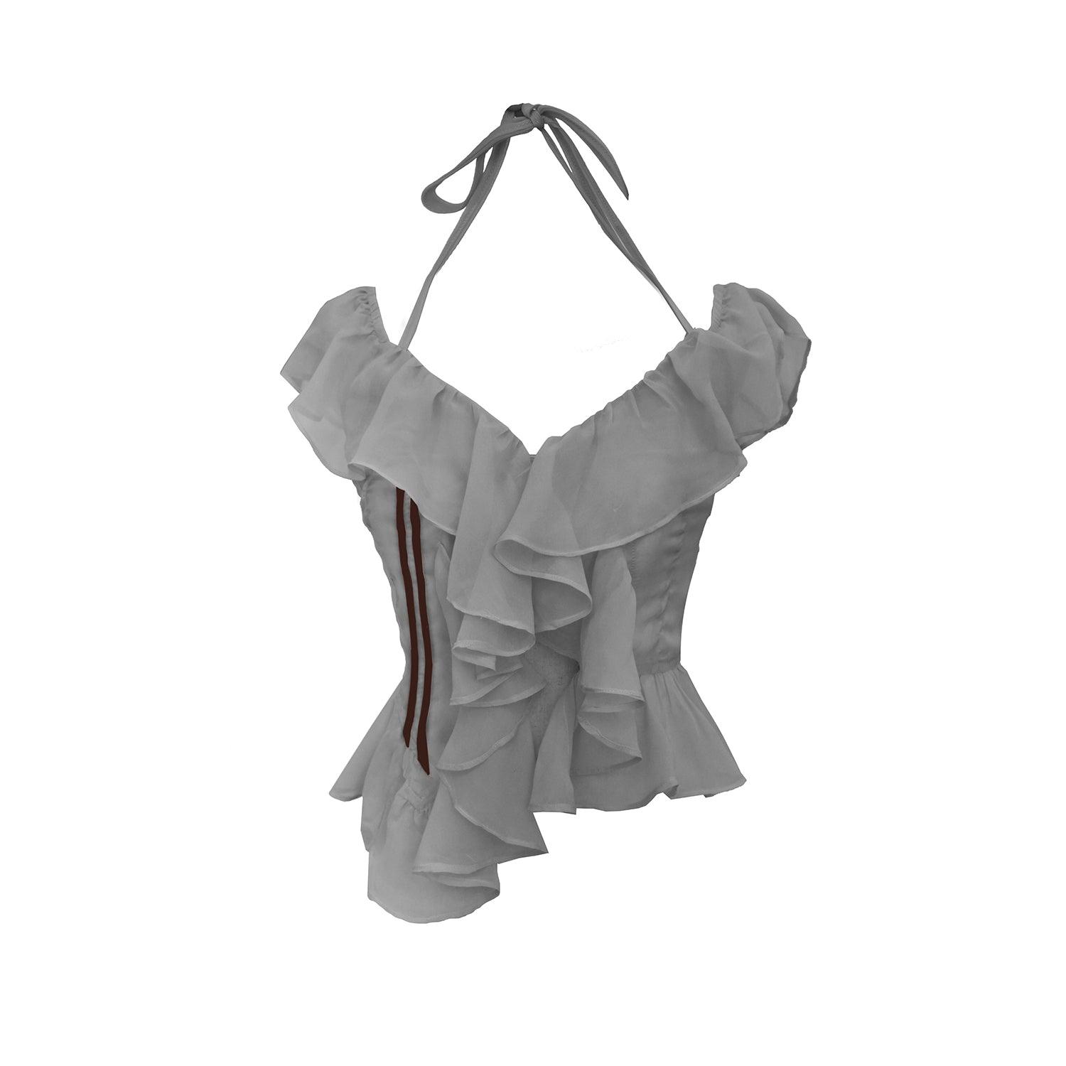 Smoke Sport Line Chiffonbluse