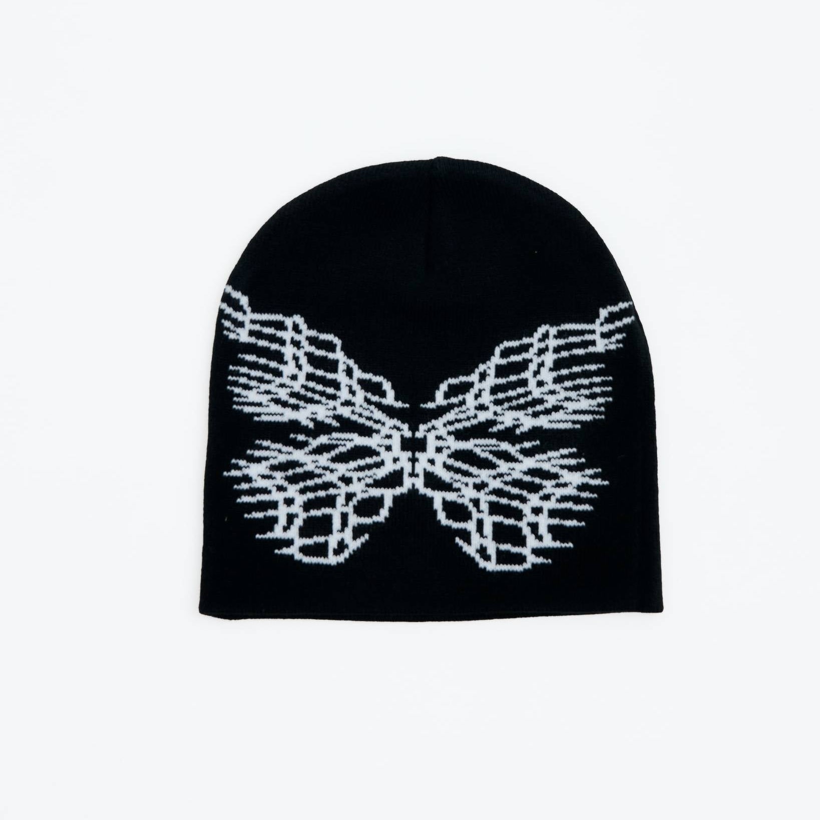 Butterfly Beanie in Black