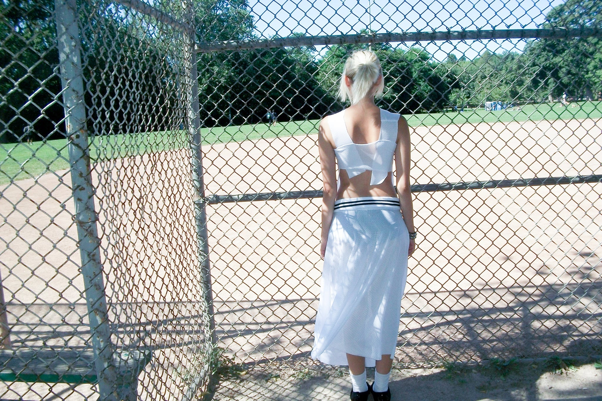 Sporty Skirt in Grey