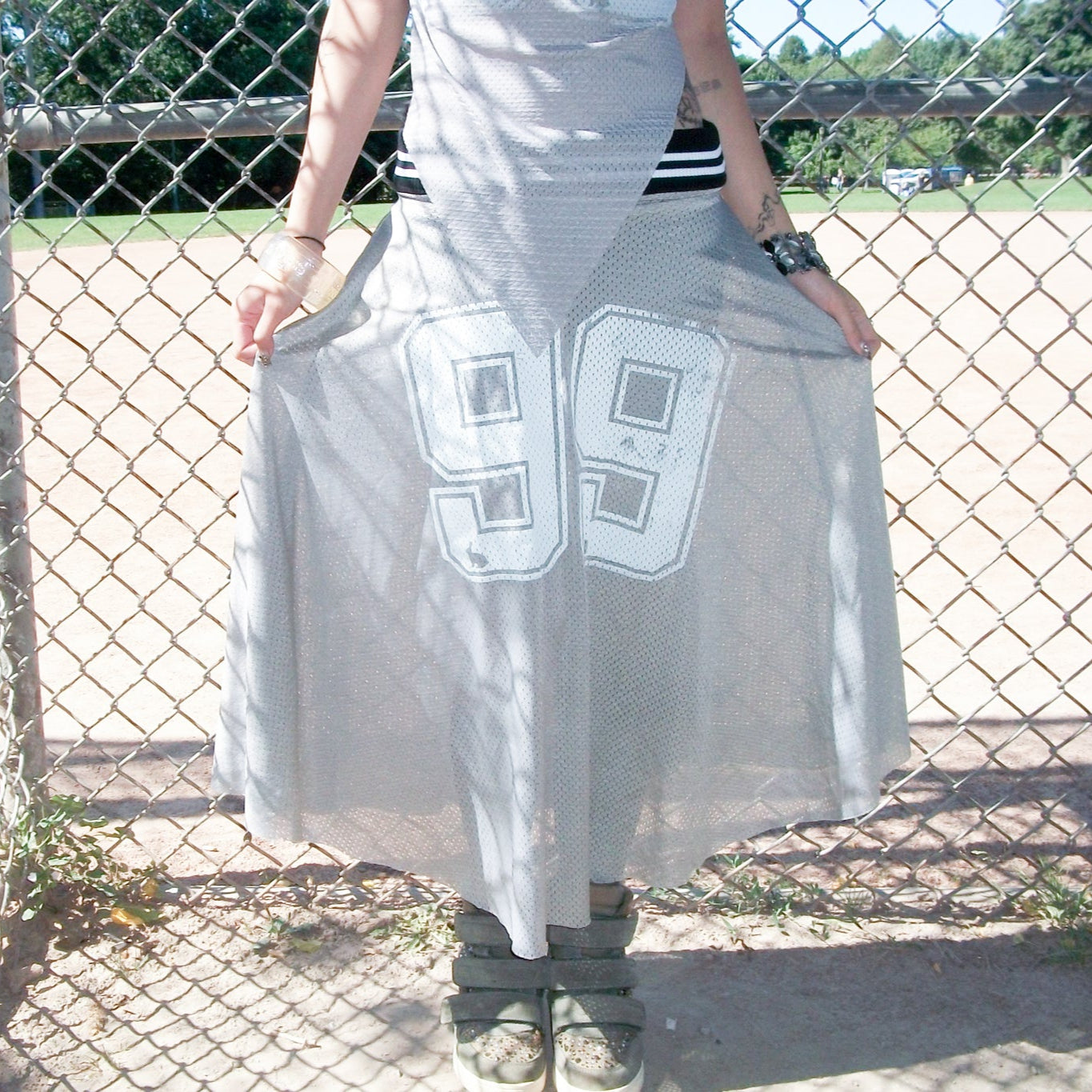 Sporty Skirt in Grey