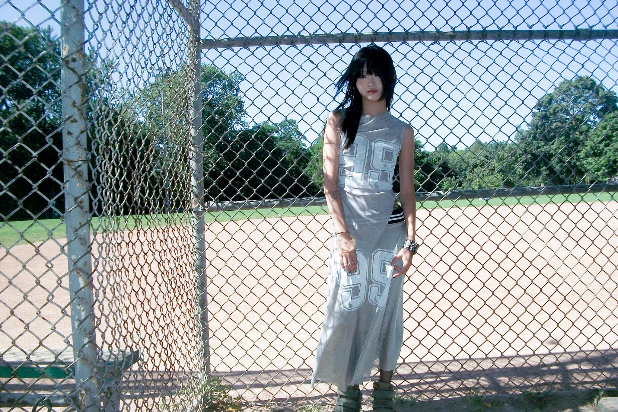 Sporty Skirt in Grey