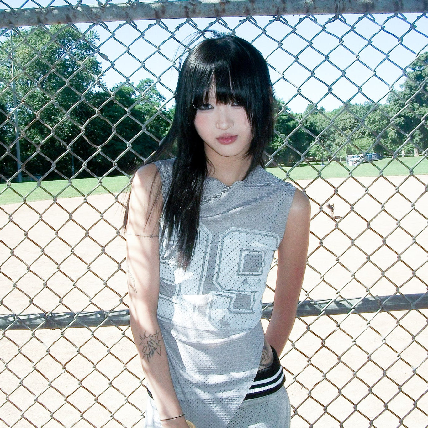 Sporty Tank in Grey