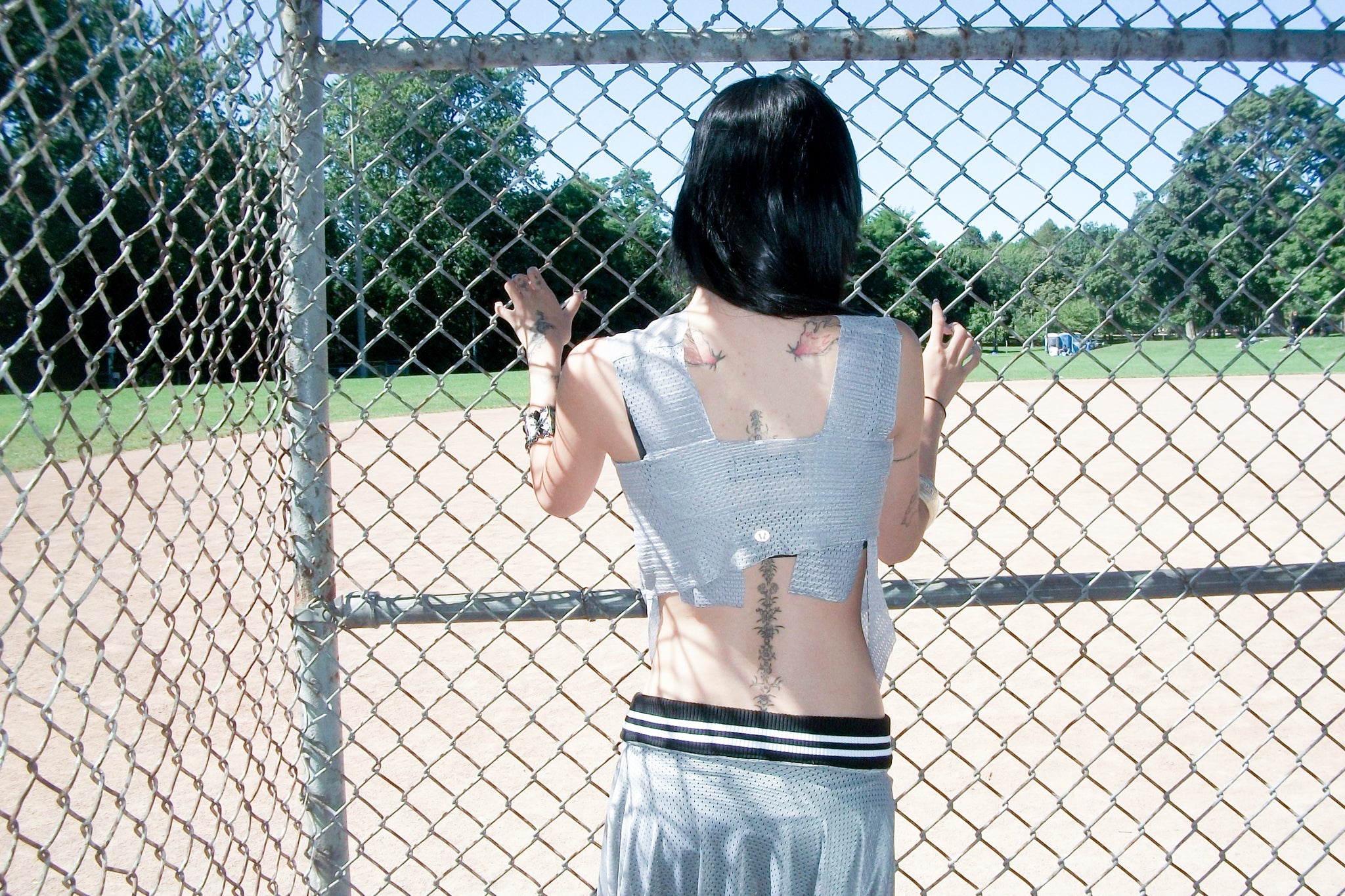 Sporty Tank in Grey